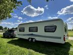Prachtige Hobby Prestige 650 UFME, 2010, voortent - luifel, Caravans en Kamperen, Rondzit, Hobby, Tot en met 5, 1500 - 2000 kg