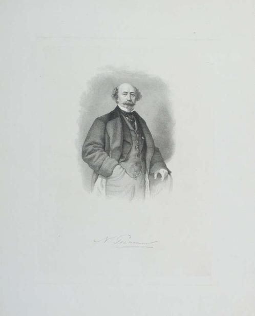 Portrait of Nicolaas Pieneman, Antiek en Kunst, Kunst | Etsen en Gravures