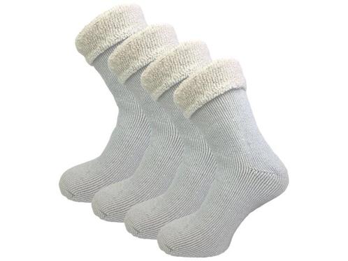 4 paar Merinowollen Huissokken - Blauw, Kleding | Heren, Sokken en Kousen, Verzenden