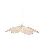 Japandi hanglamp crème met linnen kap - Aisha, Verzenden, Nieuw, Japandi