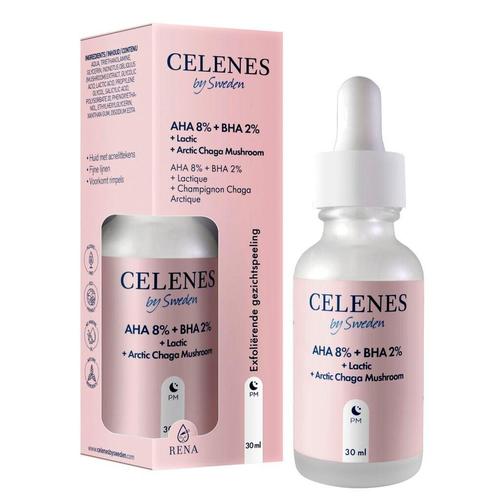 Celenes By Sweden By Sweden AHA 8% + BHA 2% Gezichtspeeling, Sieraden, Tassen en Uiterlijk, Uiterlijk | Gezichtsverzorging, Nieuw