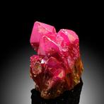 XXL roze aqua aura kwarts, Kristalcluster - Hoogte: 10 cm -