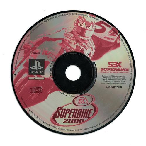 Superbike 2000 (losse disc) (PlayStation 1), Spelcomputers en Games, Games | Sony PlayStation 1, Gebruikt, Verzenden