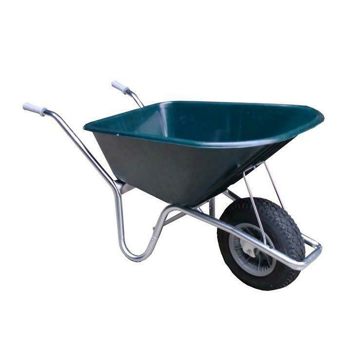 Kruiwagens Tuin Kruiwagen 100L Kunststof Groen, Doe-het-zelf en Verbouw, Transportwagens, Nieuw, Ophalen of Verzenden