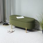 Zitbank Met Klapdeksel En Opbergruimte, Stoffen Bekleding, H, Verzenden, Nieuw