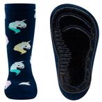Antislipsokken Ewers Kindermaat - Donkerblauw met Eenhoorns, Kinderen en Baby's, Babykleding | Schoentjes en Sokjes, Meisje, Nieuw