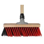 Talen Tools X-Bezem 30 cm met 140 cm Steel - Rood/Zwart,..., Tuin en Terras, Ophalen of Verzenden, Nieuw