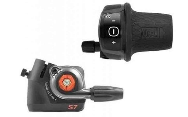 Sunrace twist shifter 7-Speed met clickbox passend op Sram, Fietsen en Brommers, Fietsonderdelen, Nieuw, Verzenden