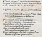 Flacco - [Incunable] Argonautica - 1501