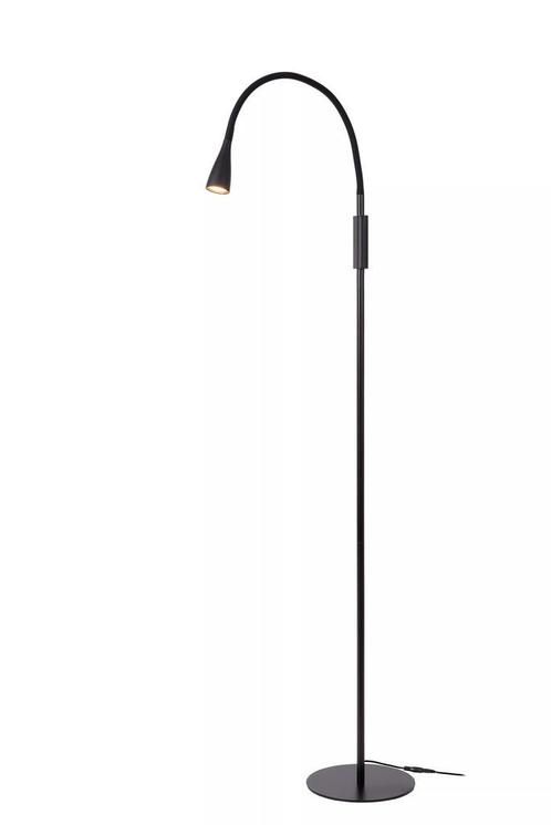 Lucide ZOZY - Leeslamp LED Dimb. 4W 3000K 3 StepDim Zwart, Huis en Inrichting, Lampen | Vloerlampen, Nieuw, Verzenden
