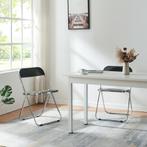 Klapstoel set van 6 Pornainen 74x46x47 cm zwart [en.casa], Huis en Inrichting, Stoelen, Verzenden, Nieuw