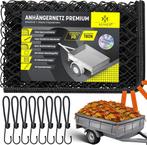 KESSER® Aanhangernet met spankabel - 2x3m - Zwart, Hobby en Vrije tijd, Overige Hobby en Vrije tijd, Verzenden, Nieuw