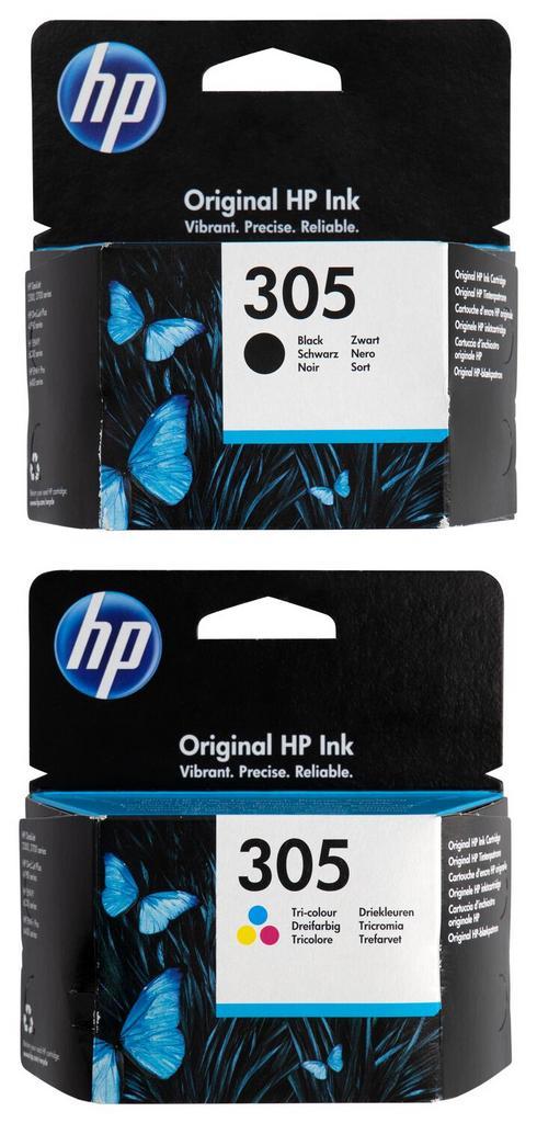 HP Cartridge HP 305 zwart/kleur - 2 stuks, Computers en Software, Overige Computers en Software, Nieuw, Verzenden