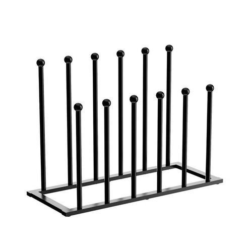 Laarzenrek - Zwart - 73 x 25 x 44,5 cm - Opbergen van 6 paar, Huis en Inrichting, Kasten | Schoenenkasten, Nieuw, Verzenden
