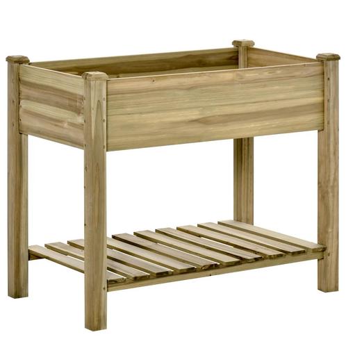 TRUUSK Verhoogd Bloembed Met Opslag, Verhoogd Kruidenbed Met, Tuin en Terras, Bloembakken en Plantenbakken, Nieuw, Verzenden