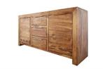 Massives Dressoir PURE 135cm Sheesham steenafwerking, Nieuw, Ophalen of Verzenden