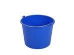 Eco-bouwemmer 12 liter met gegalv. draagbeugel blauw, Ophalen of Verzenden, Nieuw