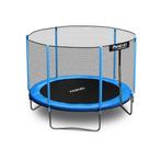 Trampoline - 312 cm - blauw - met ladder en buitenrand ne..., Kinderen en Baby's, Speelgoed | Buiten | Trampolines, Ophalen of Verzenden