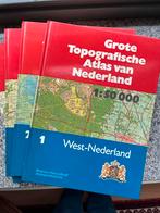 Grote Topografische Atlas van Nederland – 4 delen, Gelezen, Overige atlassen, Verzenden, 2000 tot heden