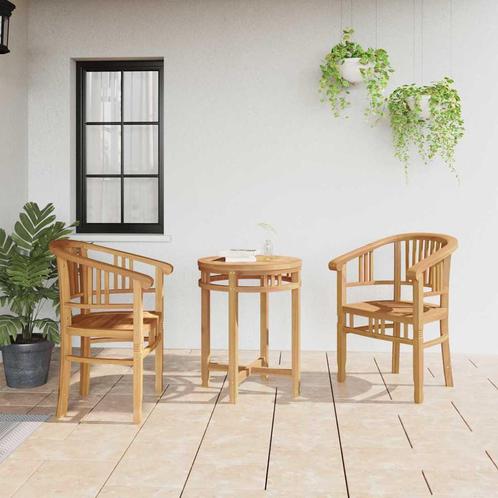 vidaXL Tuinstoelen 2 pcs Bruin 63 x 58 x 89 cm Massief, Tuin en Terras, Tuinstoelen, Nieuw, Verzenden