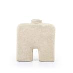 Vaas Arc 28cm - Naturel - 221659 - decoratie, Nieuw