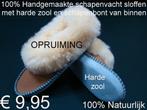 Schapenvacht 100% WOLLEN Pantoffels Sloffen echt WOL € 9,95, Kleding | Dames, Schoenen, Nieuw, Pantoffels of Sloffen, Ophalen of Verzenden