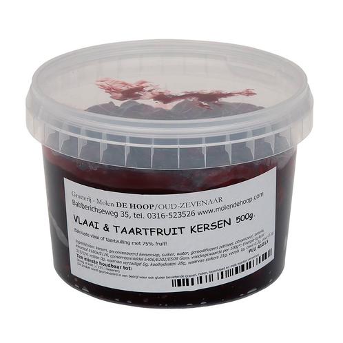 Molen de Hoop Vlaai en Taartfruit Kersen 500 gr., Hobby en Vrije tijd, Taarten en Cupcakes maken, Nieuw, Verzenden