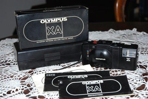 Olympus XA con flash A11 Analoge camera, Audio, Tv en Foto, Fotocamera's Analoog