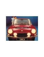 1968 SIMCA 1200 S COUPE BROCHURE NEDERLANDS, Nieuw, Author