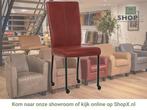 Leren eetkamerstoel Deal - Granada Rouge (rood) - Poten, Huis en Inrichting, Stoelen, Nieuw, Leer, Ophalen of Verzenden, Rood