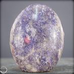 Natuurlijke lepidoliet-vrijvorm – Paarse rust in zachte