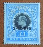 Natal  - KEVII #SG142s “Specimen”, Postzegels en Munten, Postzegels | Europa | UK, Gestempeld