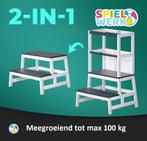 Speeltoren Leertoren Barn Wit Antraciet grenenhout, Verzenden, Nieuw