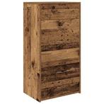 Dressoir oud hout 50x34 | Tweedekansje | OP=OP, Nieuw, Minimalistisch, Met lade(s), 25 tot 50 cm