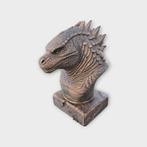 Bust of Godzilla statue - handpainted home decor dog lover g, Verzamelen, Verzenden, Nieuw