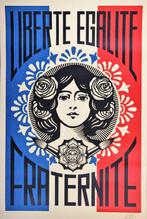 Shepard Fairey (OBEY) (1970) - Liberté Egalité Fraternité, Antiek en Kunst
