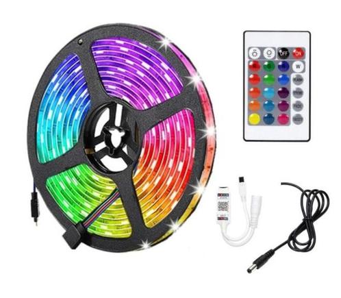 LED Strip 5 meter RGB met afstandsbediening, Auto-onderdelen, Overige Auto-onderdelen, Ophalen of Verzenden