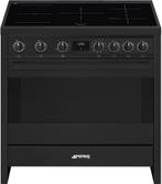 Smeg B95IMAN9 inductie fornuis - volledig antraciet, Verzenden, 60 cm of meer, Nieuw, Energieklasse A of zuiniger