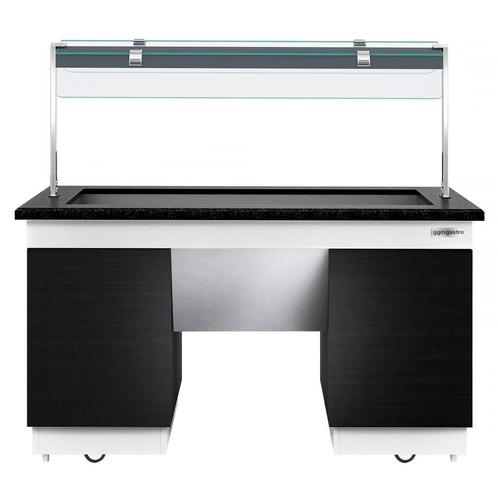 GGM Gastro | Warm buffet toonbank DUBLIN - 1600mm - met Bain, Zakelijke goederen, Horeca | Meubilair en Inrichting, Nieuw in verpakking