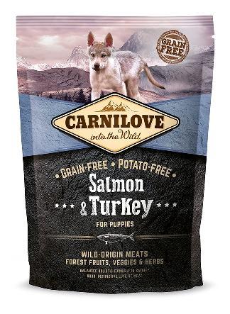 Carnilove Puppy Zalm & Kalkoen 1,5 kg., Dieren en Toebehoren, Dierenvoeding, Ophalen of Verzenden