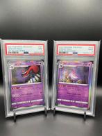 Pokémon - 2 Graded card Gengar Holo Jet Black PSA 9, Gengar, Nieuw