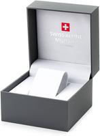 Swiss Alpine Military 7043.9132 heren horloge 46 mm, Sieraden, Tassen en Uiterlijk, Horloges | Heren, Nieuw, Overige merken, Staal