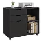 3 Printertafel met Laden – Mobiele Kantoorkast met Verstel, Verzenden, Nieuw in verpakking