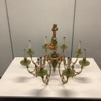 Klassieke hanglamp kroonluchter, Goud - groen