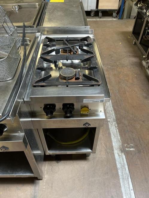 Occasion MKN 2-pits Gas kooktafel - staand model, Zakelijke goederen, Horeca | Keukenapparatuur, Gebruikt, Ophalen