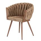 Wave Chair Caramel – Luxe Eetkamerstoelen, Huis en Inrichting, Stoelen, Ophalen, Nieuw