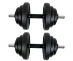 2 x 10 kg dumbbell halter halterset dumbell dumbellset, Nieuw, Benen, Ophalen of Verzenden, Dumbbell