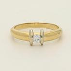 Ring - 18 karaat Geel goud - 0.16ct. tw. Diamant, Nieuw