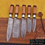 Keukenmes - Chefs knife - Gevouwen staal, hout - Noord