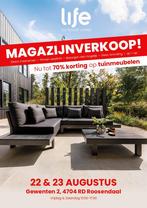 Magazijnverkoop Life tuinmeubelen: tot 70% korting!, Ophalen, Nieuw